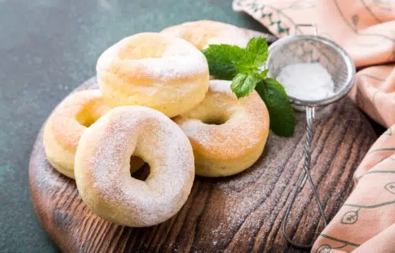 Rezept für hausgemachte Krapfen mit Olivenöl