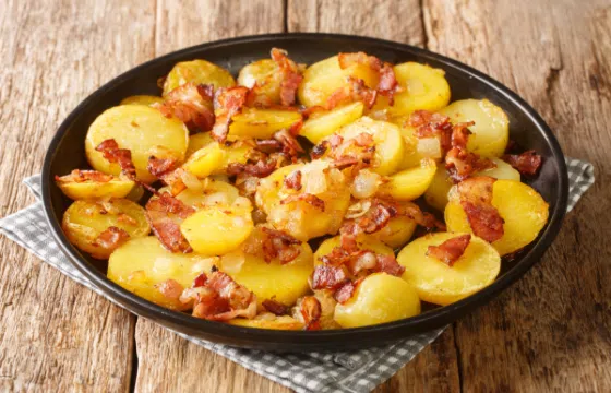 Rezept: Bratkartoffeln mit Speck