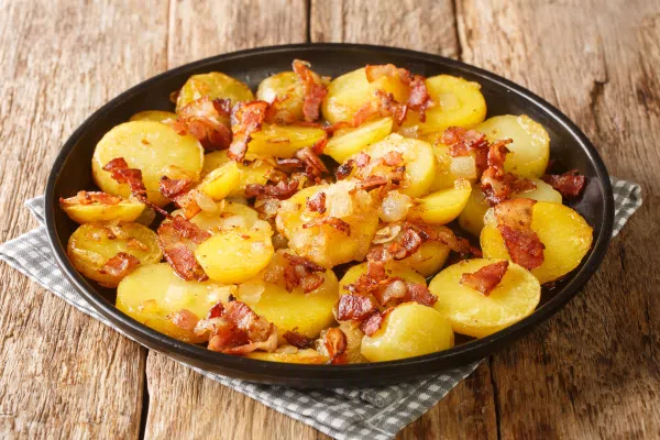 Rezept: Bratkartoffeln mit Speck