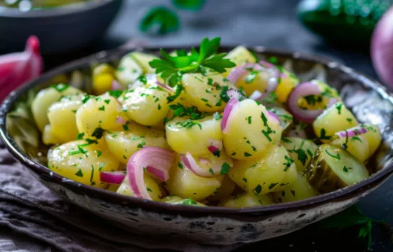 Rezept Knackiger Ofenkartoffelsalat